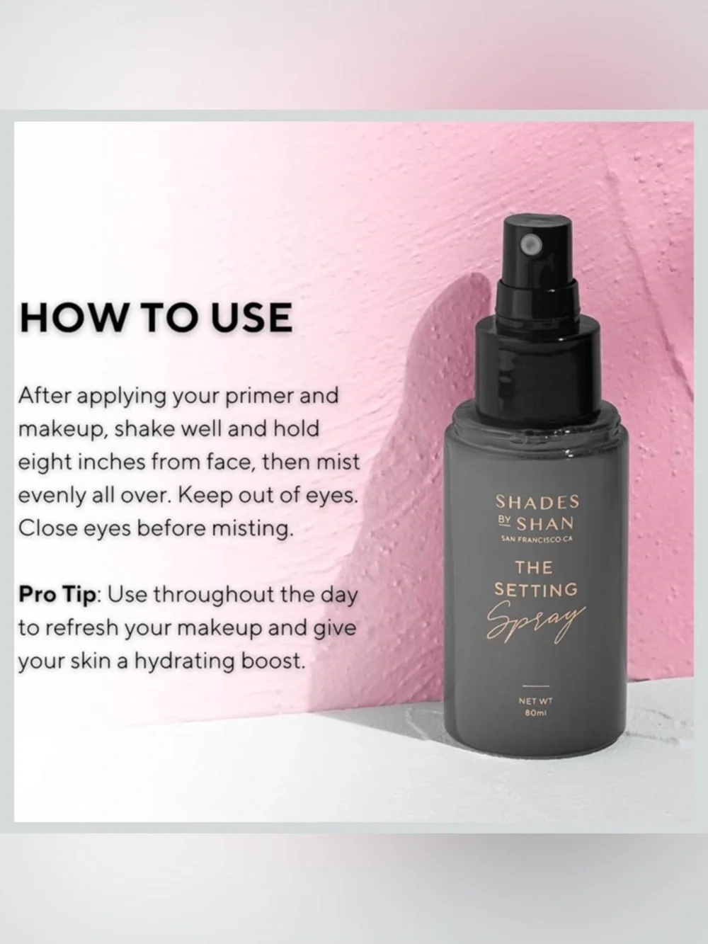 Shades by Shan The Setting Spray Mini — .68 fl oz (20ml)